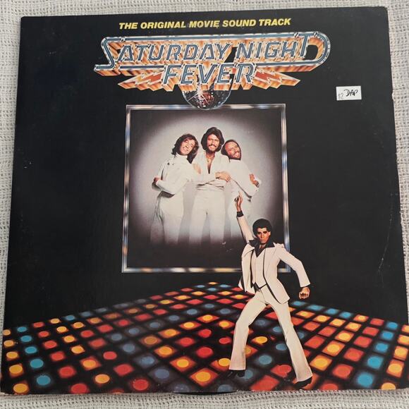 Saturday Night Fever Soundtrack 2xLP Vinyl Album Bee Gees 1977 - Picture 1 of 7